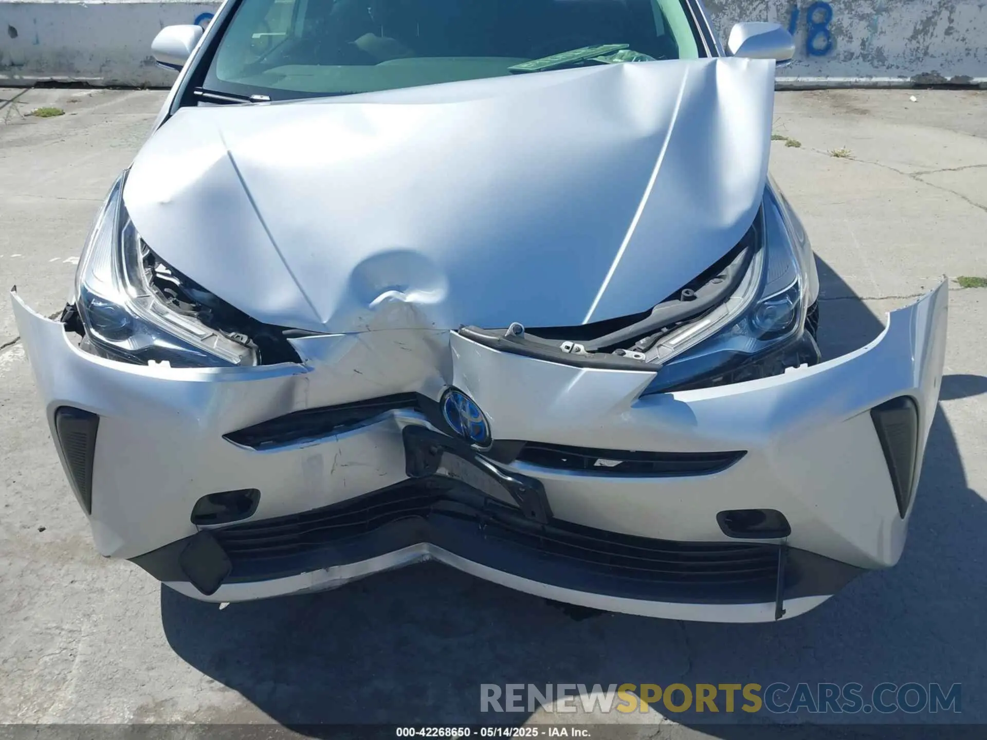 6 Photograph of a damaged car JTDKARFU0K3098310 TOYOTA PRIUS 2019