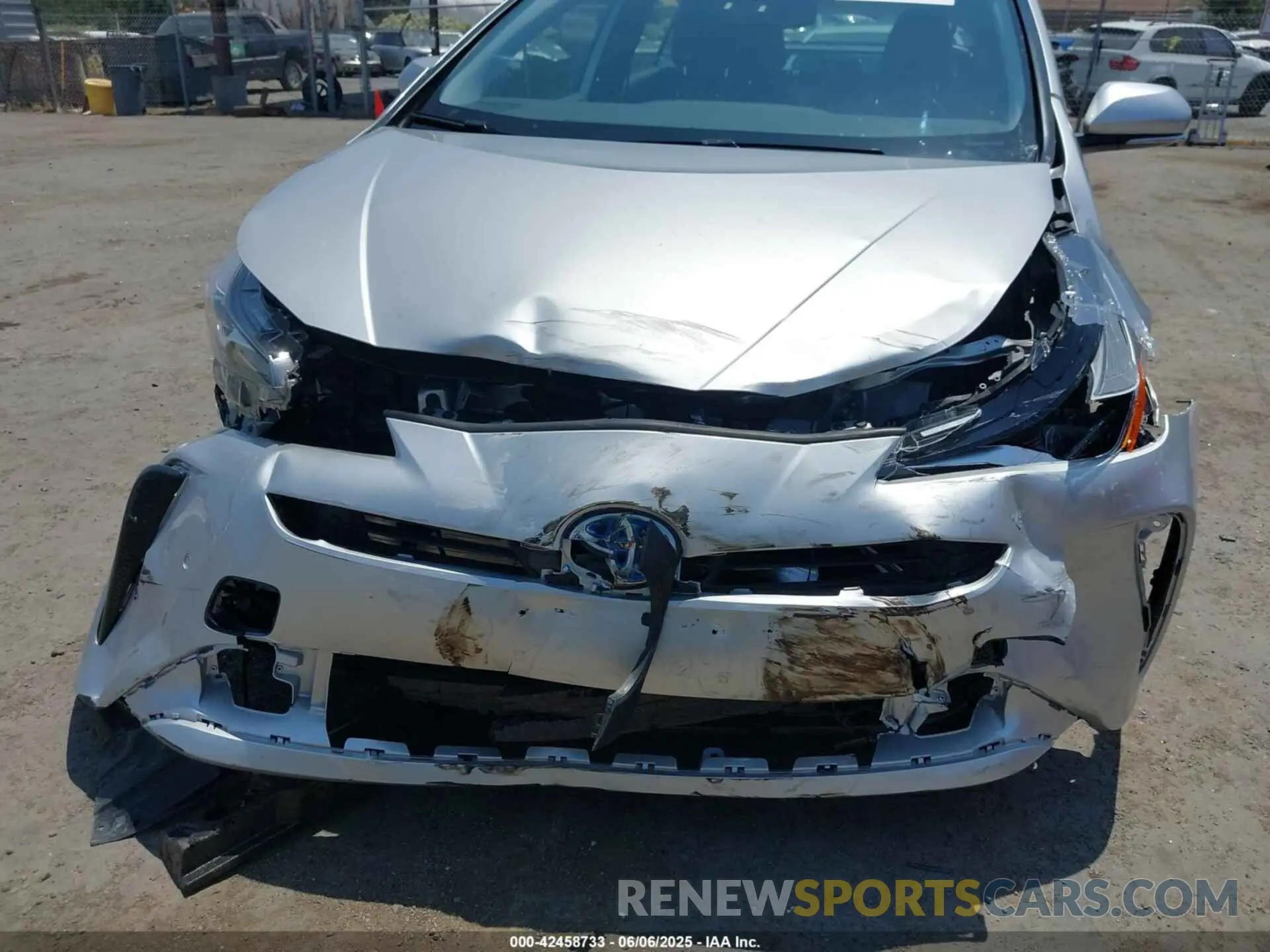 6 Photograph of a damaged car JTDKARFU0K3102629 TOYOTA PRIUS 2019
