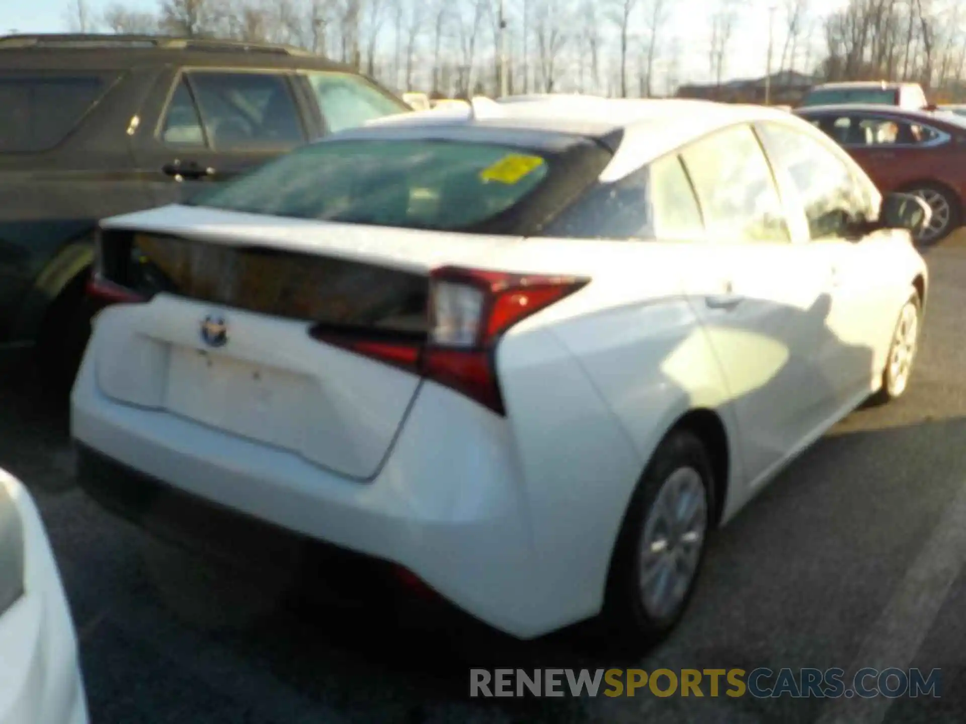 1 Photograph of a damaged car JTDKARFU1K3069284 TOYOTA PRIUS 2019