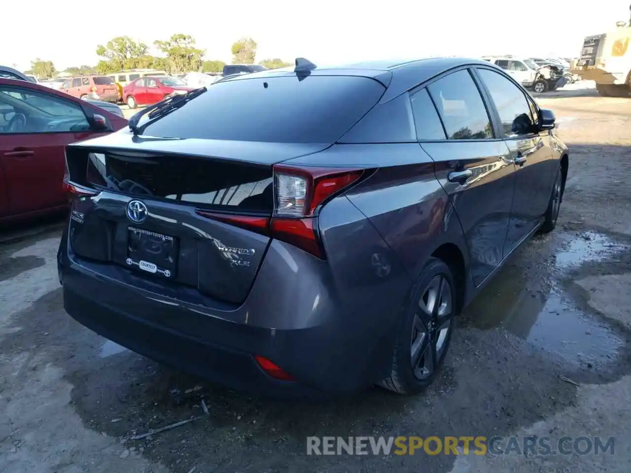 4 Photograph of a damaged car JTDKARFU1K3069656 TOYOTA PRIUS 2019