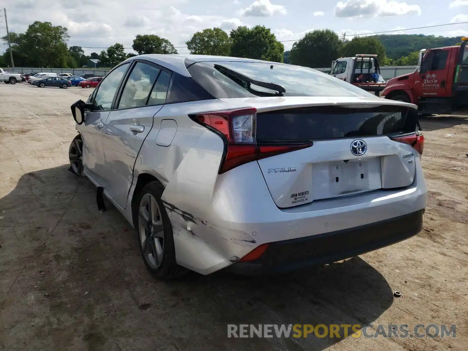 3 Photograph of a damaged car JTDKARFU1K3073304 TOYOTA PRIUS 2019