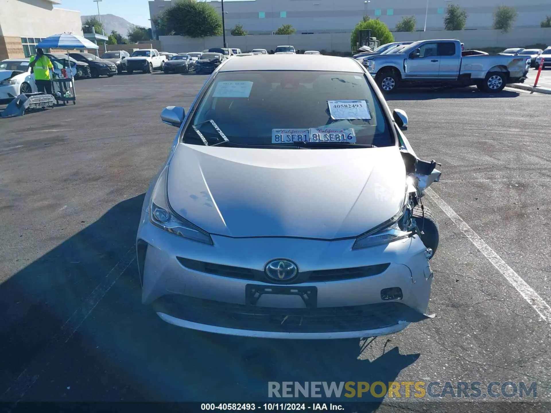 13 Photograph of a damaged car JTDKARFU1K3074386 TOYOTA PRIUS 2019
