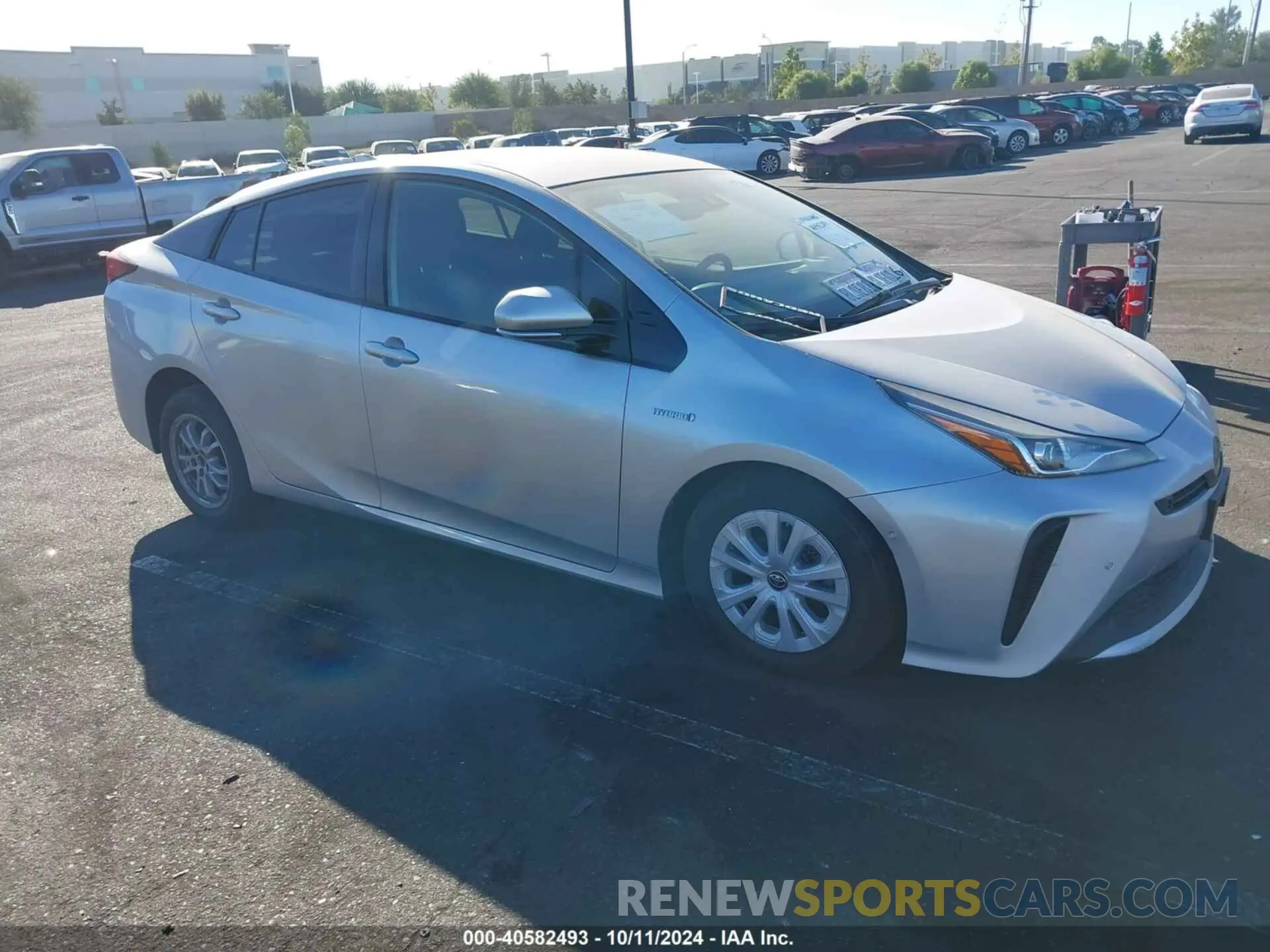 14 Photograph of a damaged car JTDKARFU1K3074386 TOYOTA PRIUS 2019