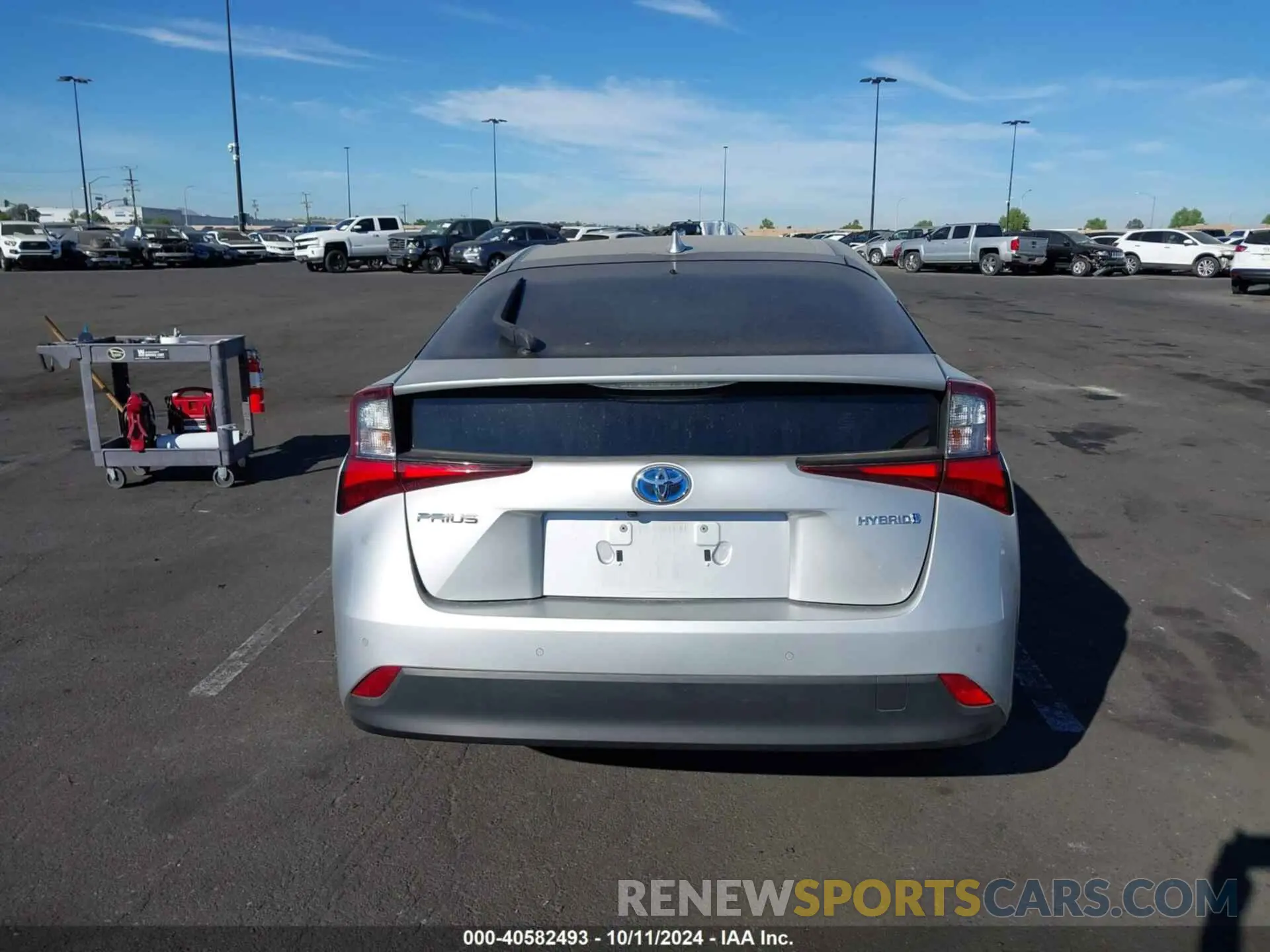 17 Photograph of a damaged car JTDKARFU1K3074386 TOYOTA PRIUS 2019