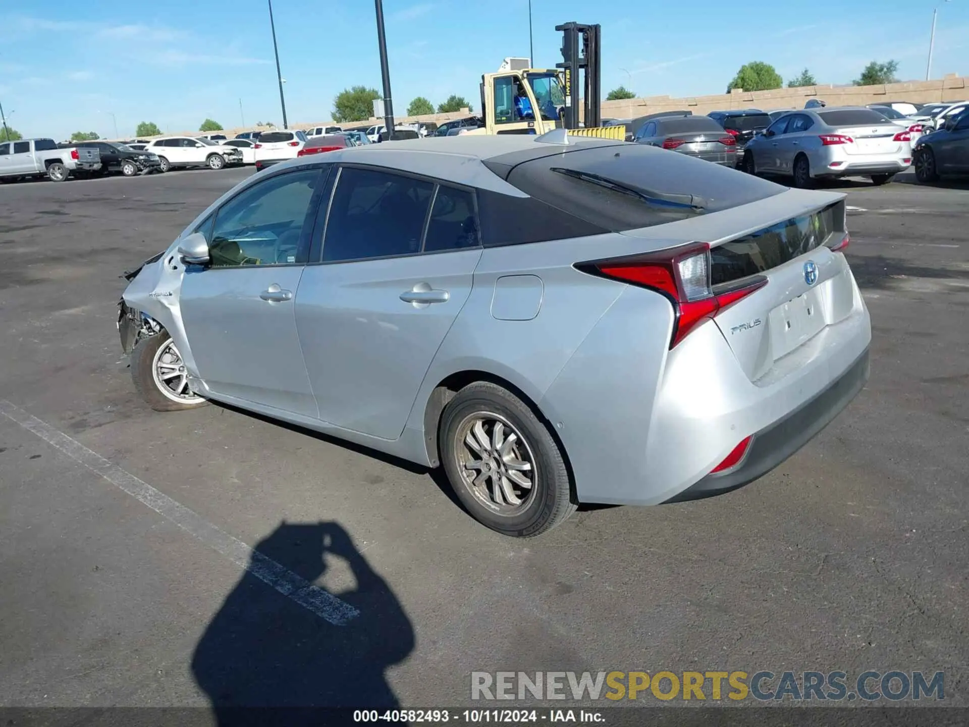 3 Photograph of a damaged car JTDKARFU1K3074386 TOYOTA PRIUS 2019