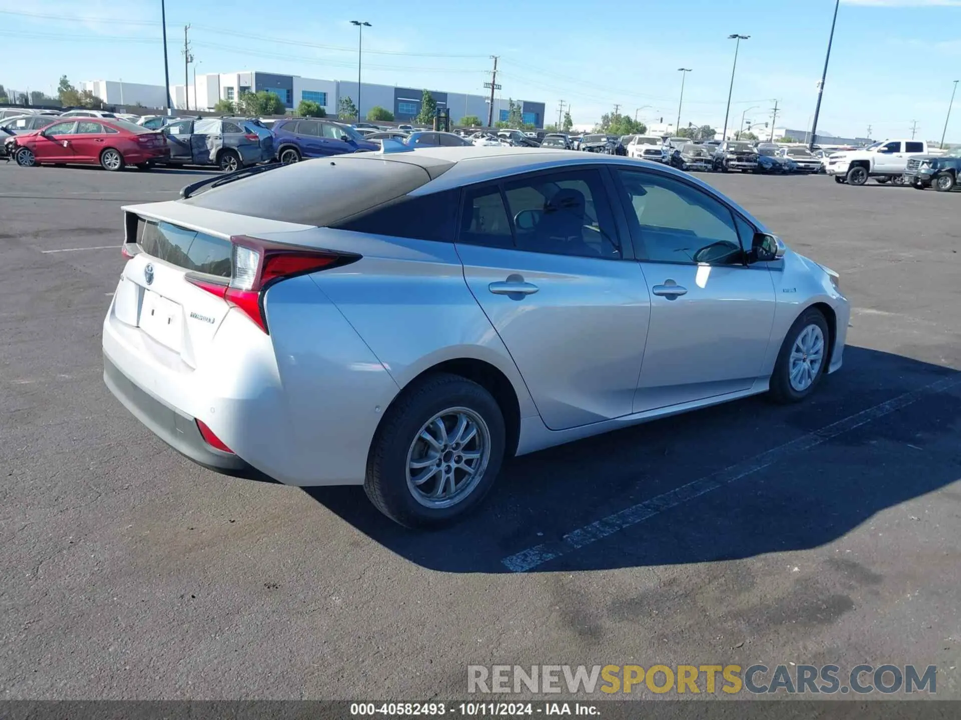 4 Photograph of a damaged car JTDKARFU1K3074386 TOYOTA PRIUS 2019