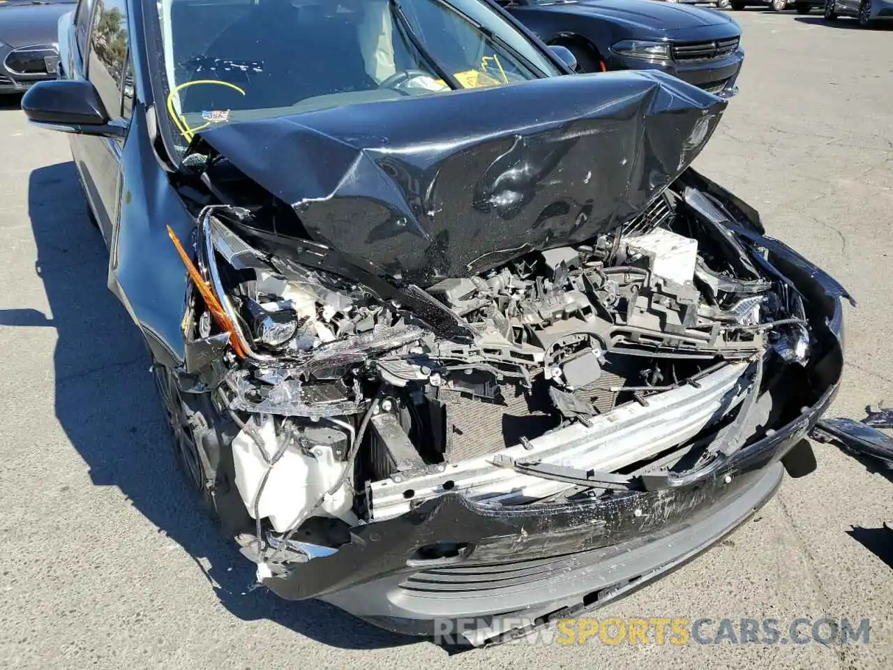 9 Photograph of a damaged car JTDKARFU1K3075294 TOYOTA PRIUS 2019