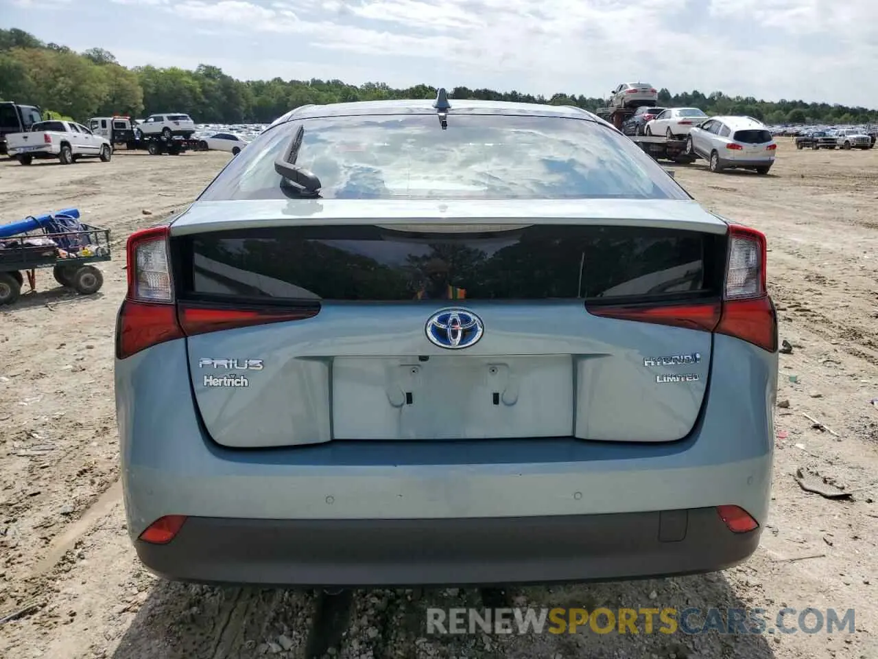 6 Photograph of a damaged car JTDKARFU1K3080818 TOYOTA PRIUS 2019