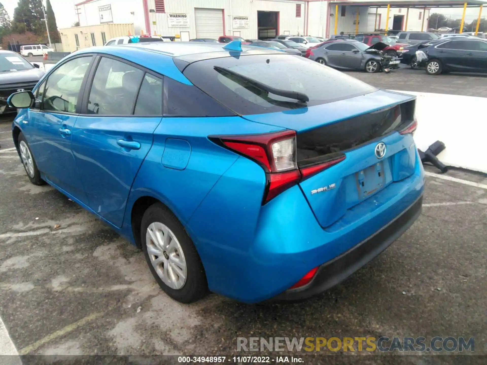 3 Photograph of a damaged car JTDKARFU1K3081841 TOYOTA PRIUS 2019