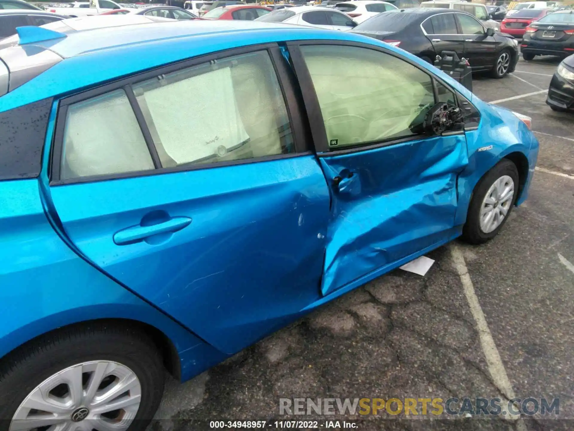 6 Photograph of a damaged car JTDKARFU1K3081841 TOYOTA PRIUS 2019