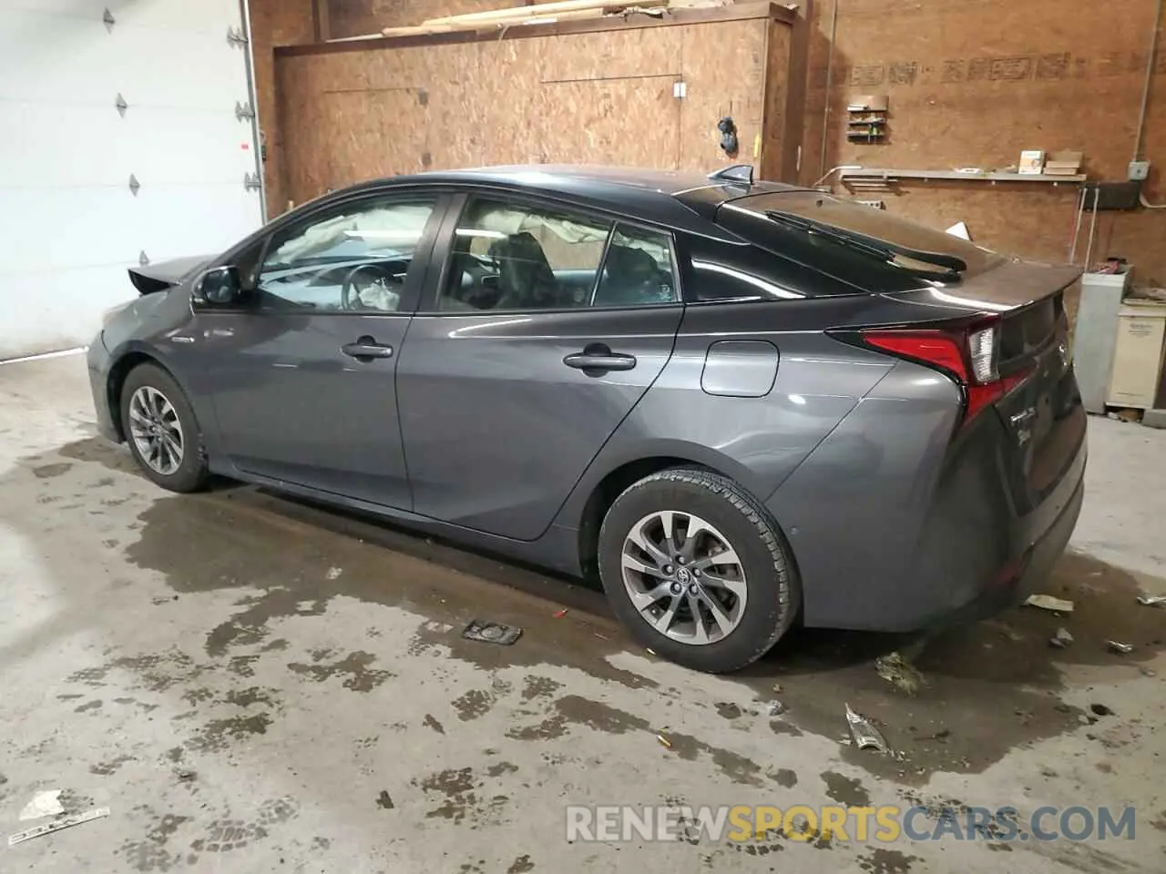 2 Photograph of a damaged car JTDKARFU1K3084738 TOYOTA PRIUS 2019