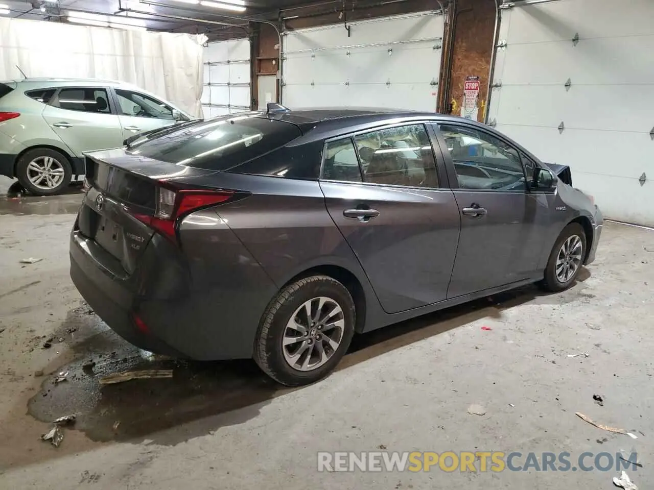 3 Photograph of a damaged car JTDKARFU1K3084738 TOYOTA PRIUS 2019