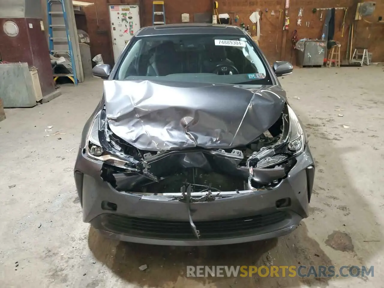 5 Photograph of a damaged car JTDKARFU1K3084738 TOYOTA PRIUS 2019
