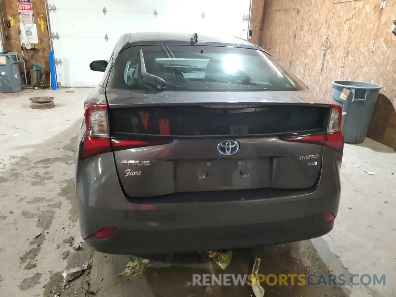 6 Photograph of a damaged car JTDKARFU1K3084738 TOYOTA PRIUS 2019