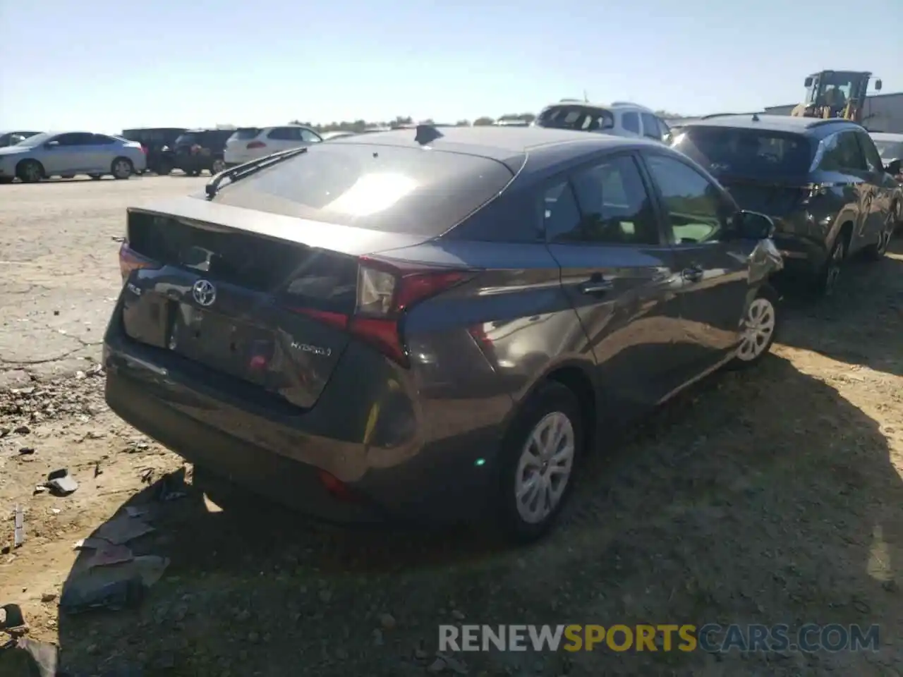 4 Photograph of a damaged car JTDKARFU1K3085503 TOYOTA PRIUS 2019