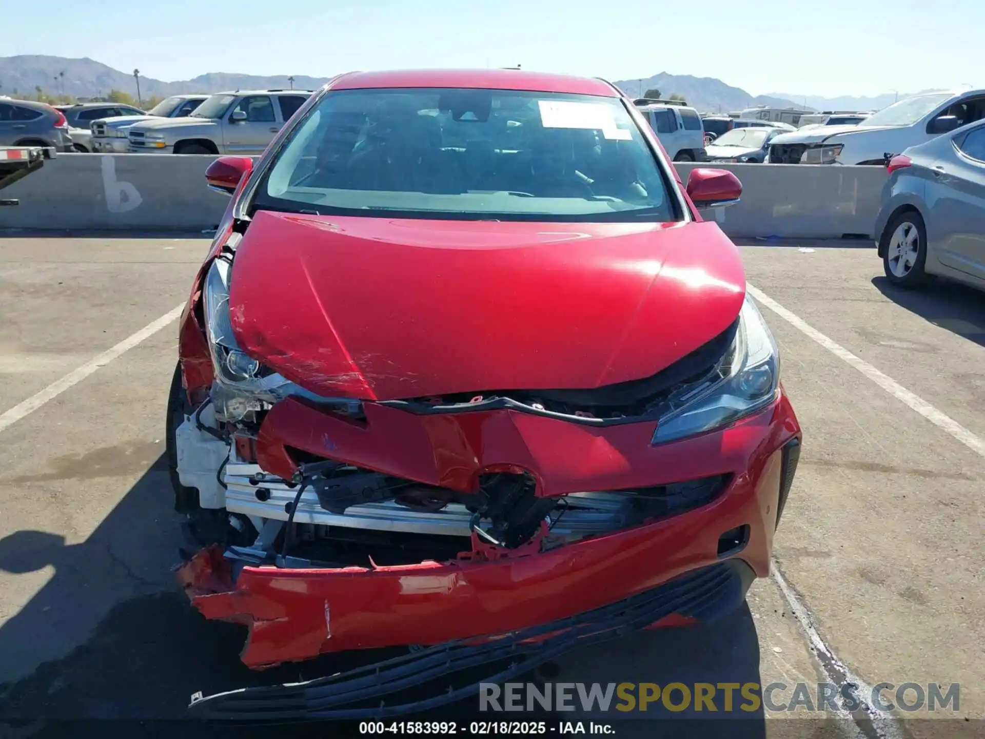 12 Photograph of a damaged car JTDKARFU1K3087249 TOYOTA PRIUS 2019