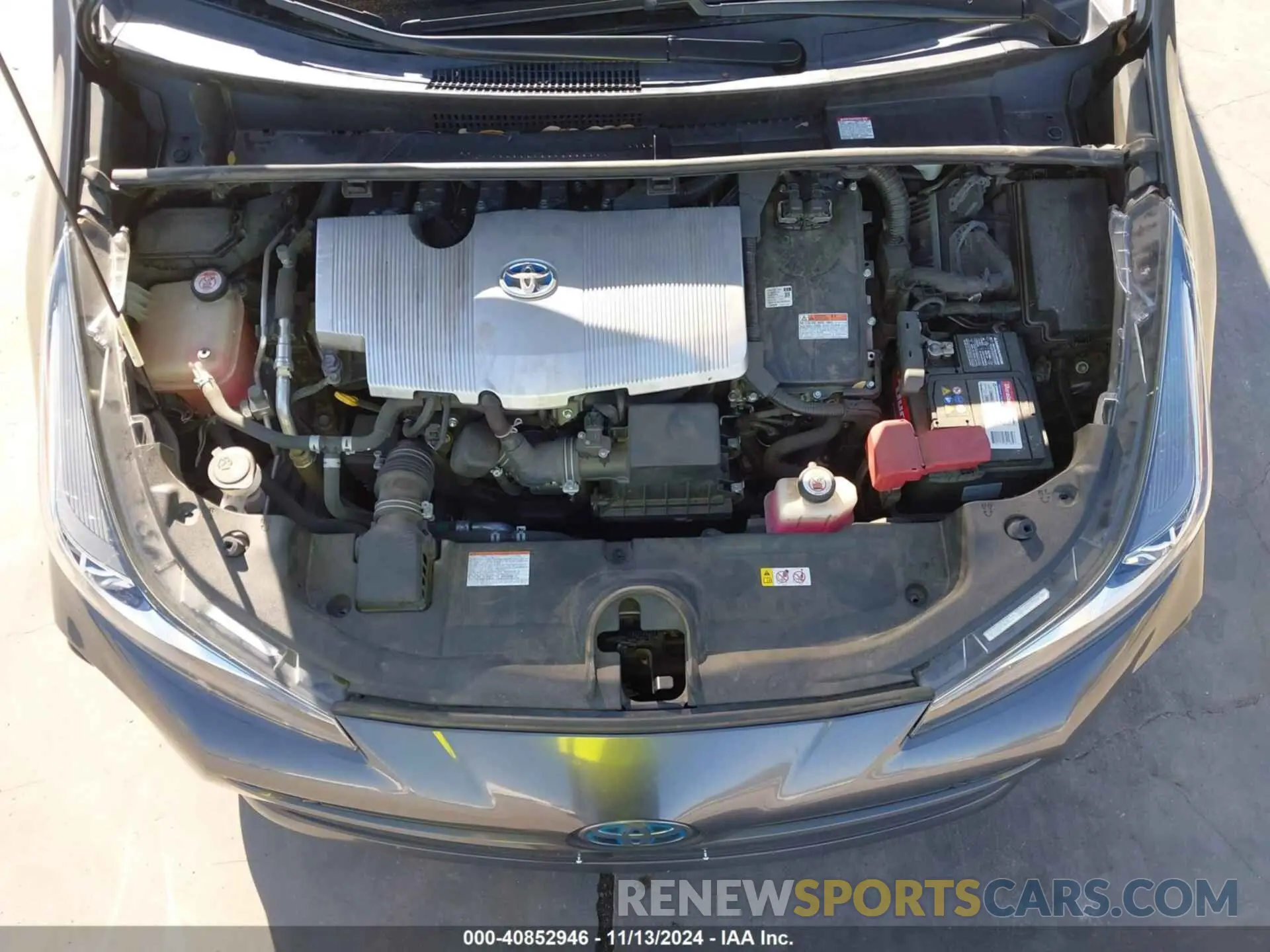 10 Photograph of a damaged car JTDKARFU1K3087428 TOYOTA PRIUS 2019