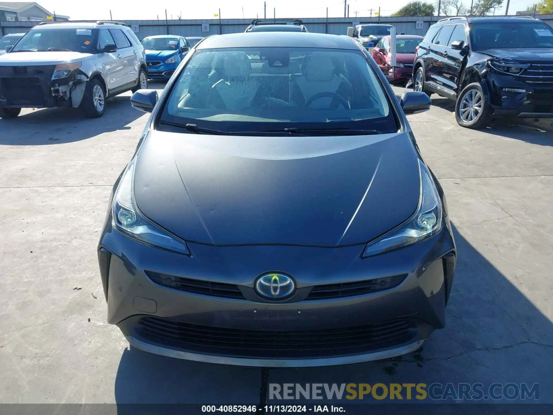 12 Photograph of a damaged car JTDKARFU1K3087428 TOYOTA PRIUS 2019