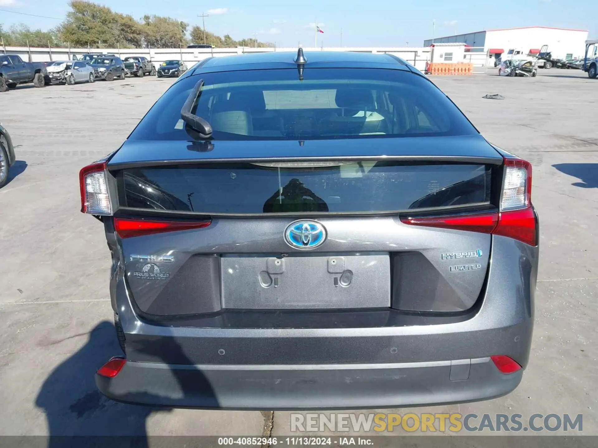 16 Photograph of a damaged car JTDKARFU1K3087428 TOYOTA PRIUS 2019