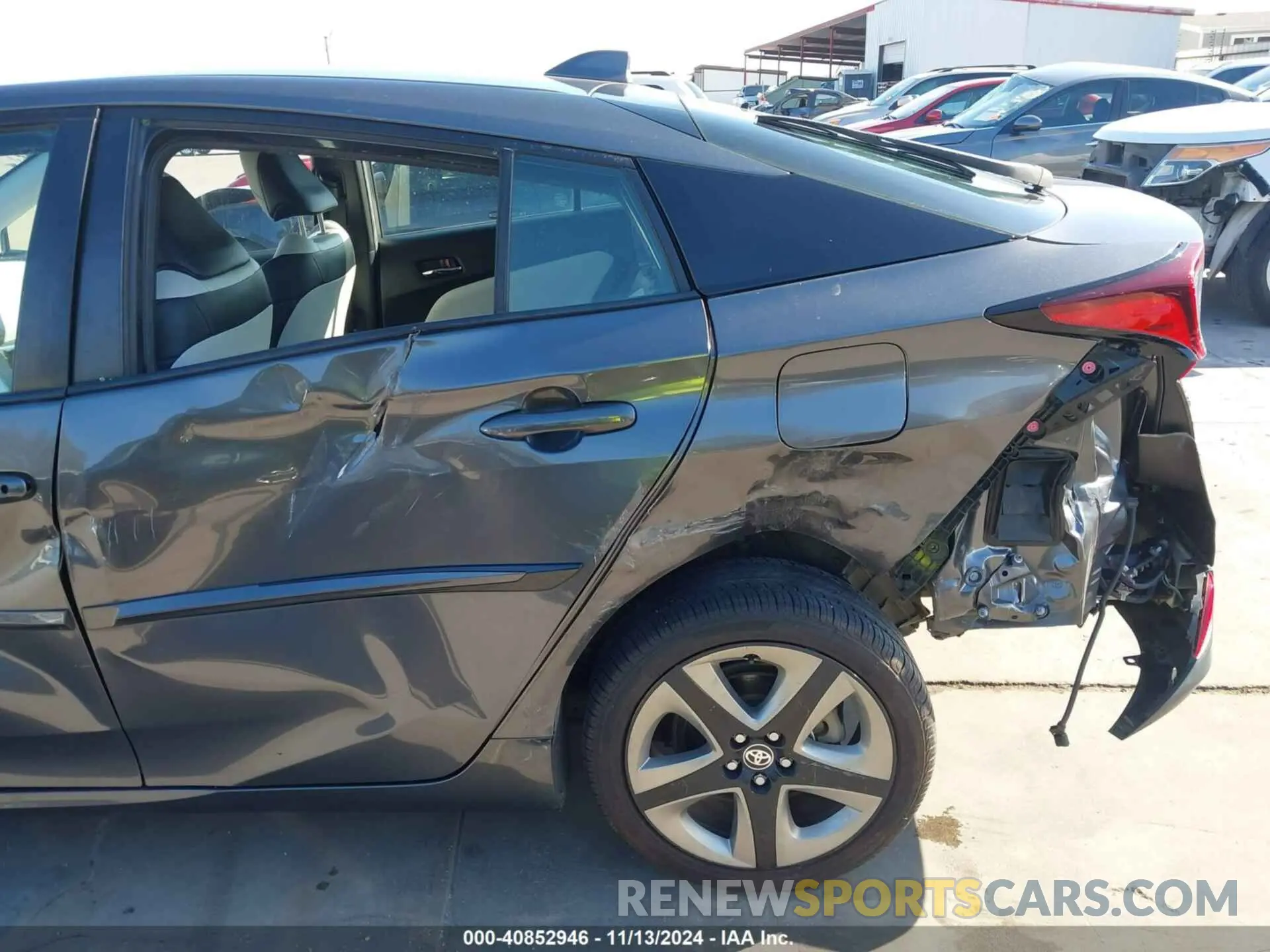 17 Photograph of a damaged car JTDKARFU1K3087428 TOYOTA PRIUS 2019