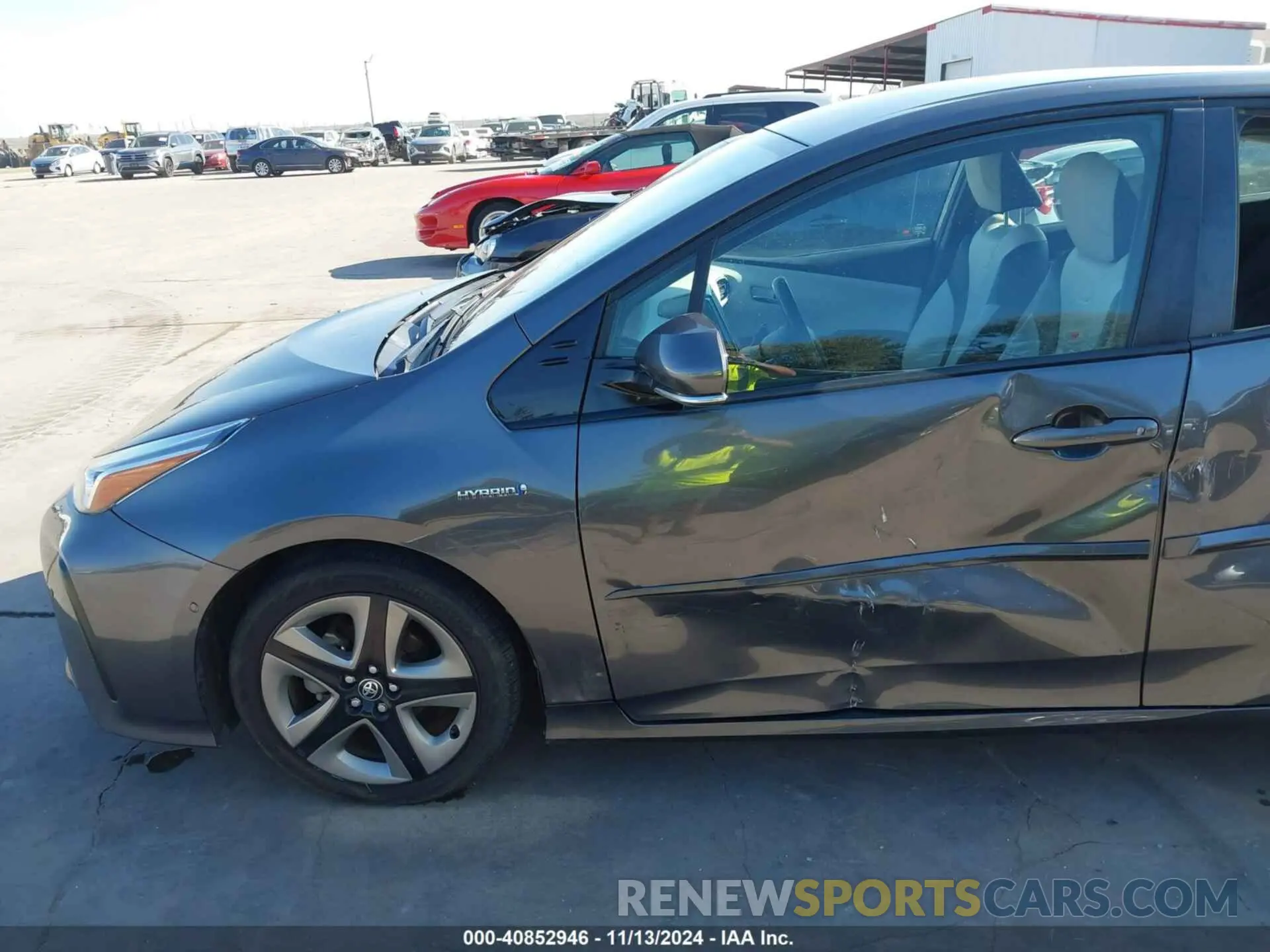 18 Photograph of a damaged car JTDKARFU1K3087428 TOYOTA PRIUS 2019