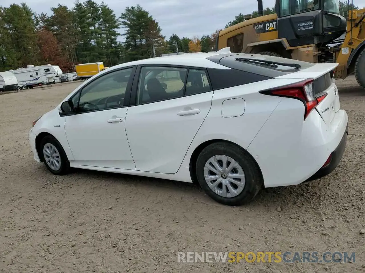 2 Photograph of a damaged car JTDKARFU1K3087526 TOYOTA PRIUS 2019