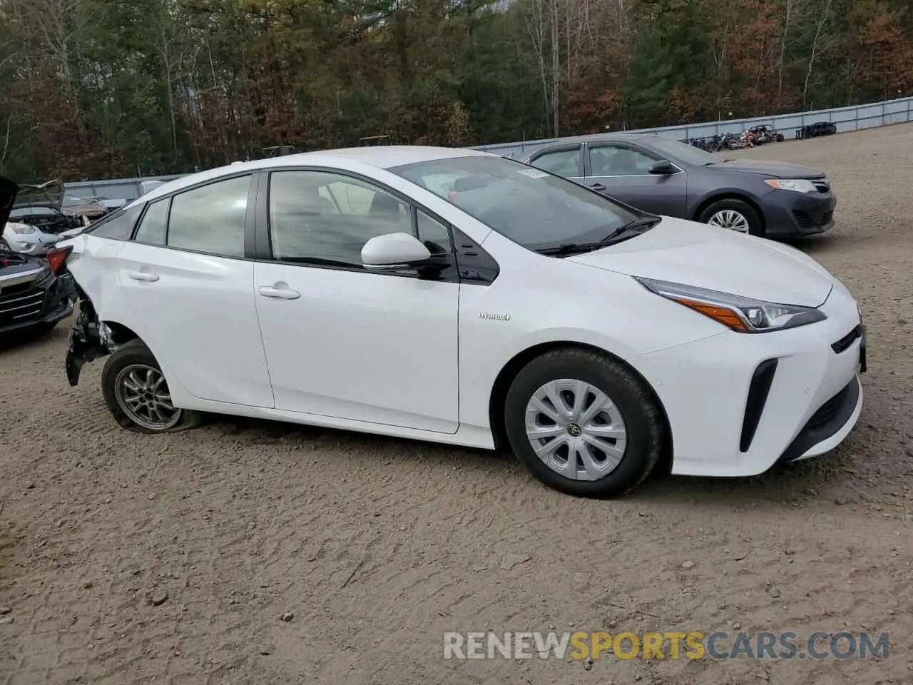 4 Photograph of a damaged car JTDKARFU1K3087526 TOYOTA PRIUS 2019