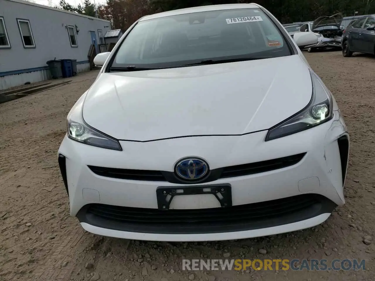 5 Photograph of a damaged car JTDKARFU1K3087526 TOYOTA PRIUS 2019