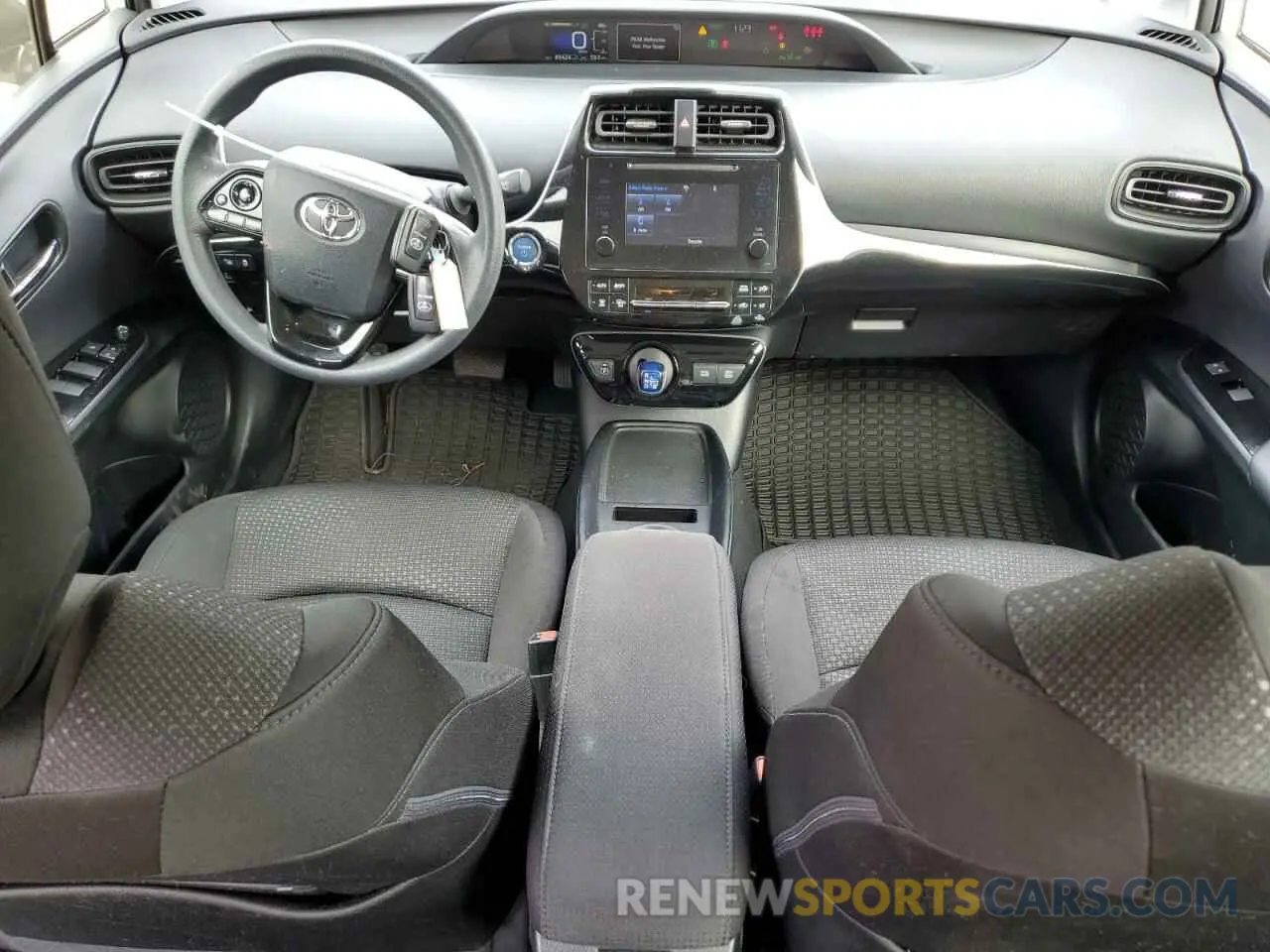 8 Photograph of a damaged car JTDKARFU1K3087526 TOYOTA PRIUS 2019