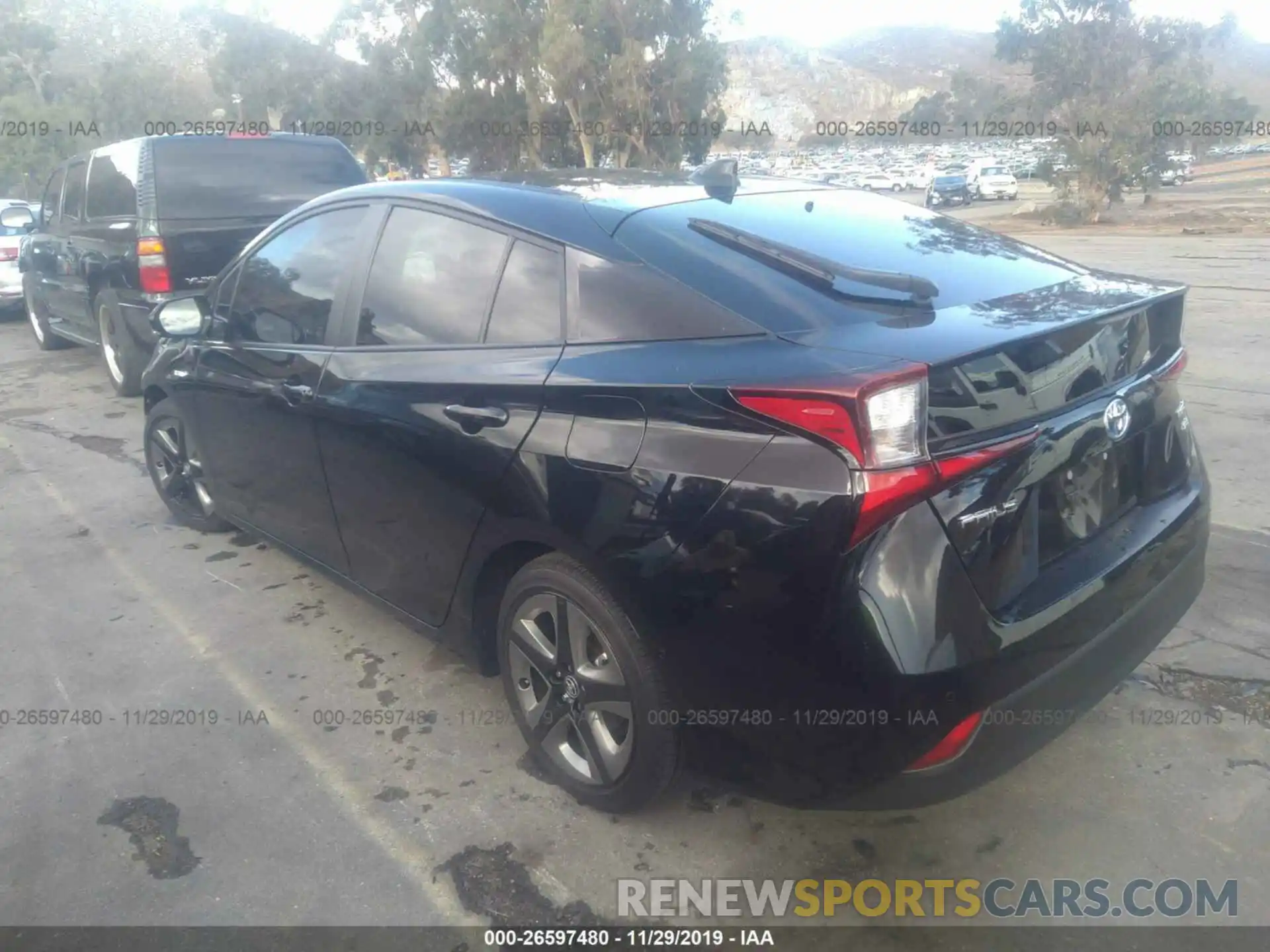 3 Photograph of a damaged car JTDKARFU1K3087722 TOYOTA PRIUS 2019