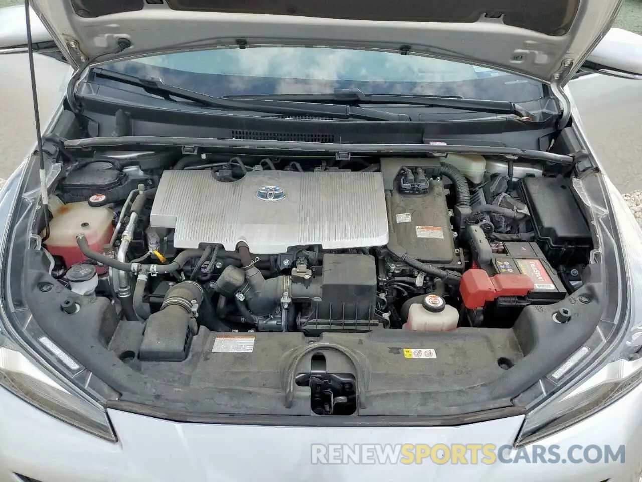 11 Photograph of a damaged car JTDKARFU1K3087896 TOYOTA PRIUS 2019