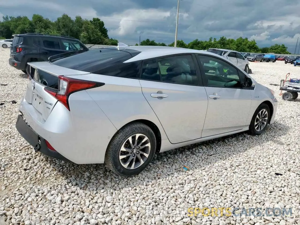 3 Photograph of a damaged car JTDKARFU1K3087896 TOYOTA PRIUS 2019