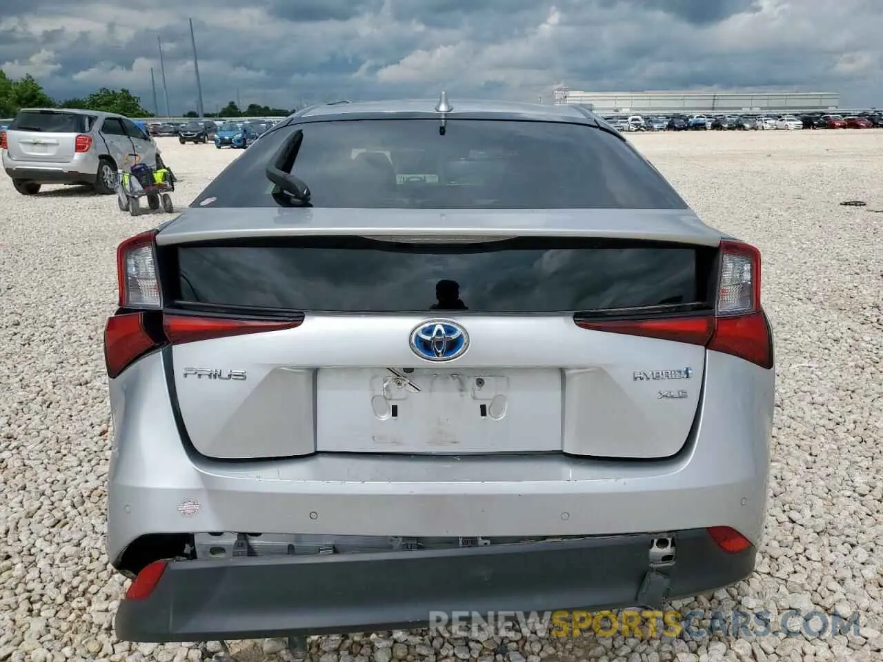 6 Photograph of a damaged car JTDKARFU1K3087896 TOYOTA PRIUS 2019