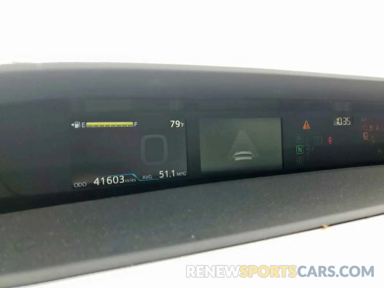 9 Photograph of a damaged car JTDKARFU1K3087896 TOYOTA PRIUS 2019