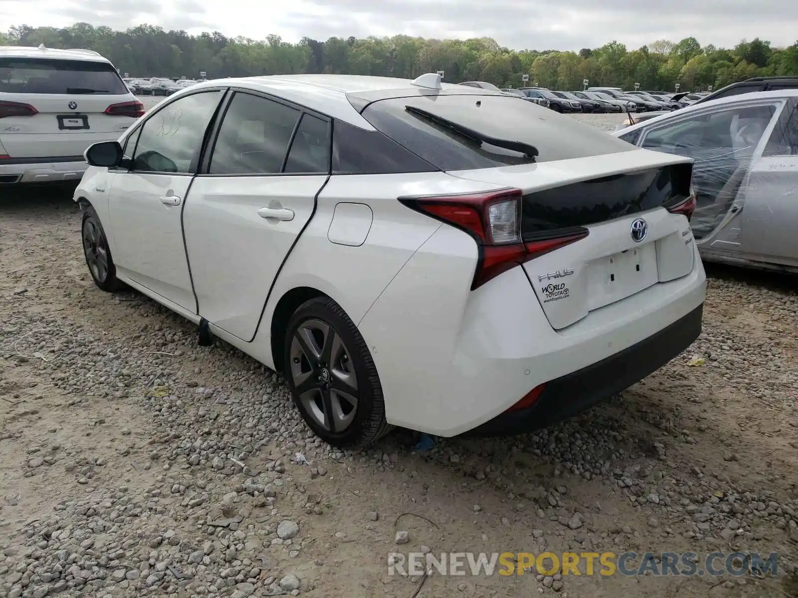 3 Photograph of a damaged car JTDKARFU1K3089728 TOYOTA PRIUS 2019