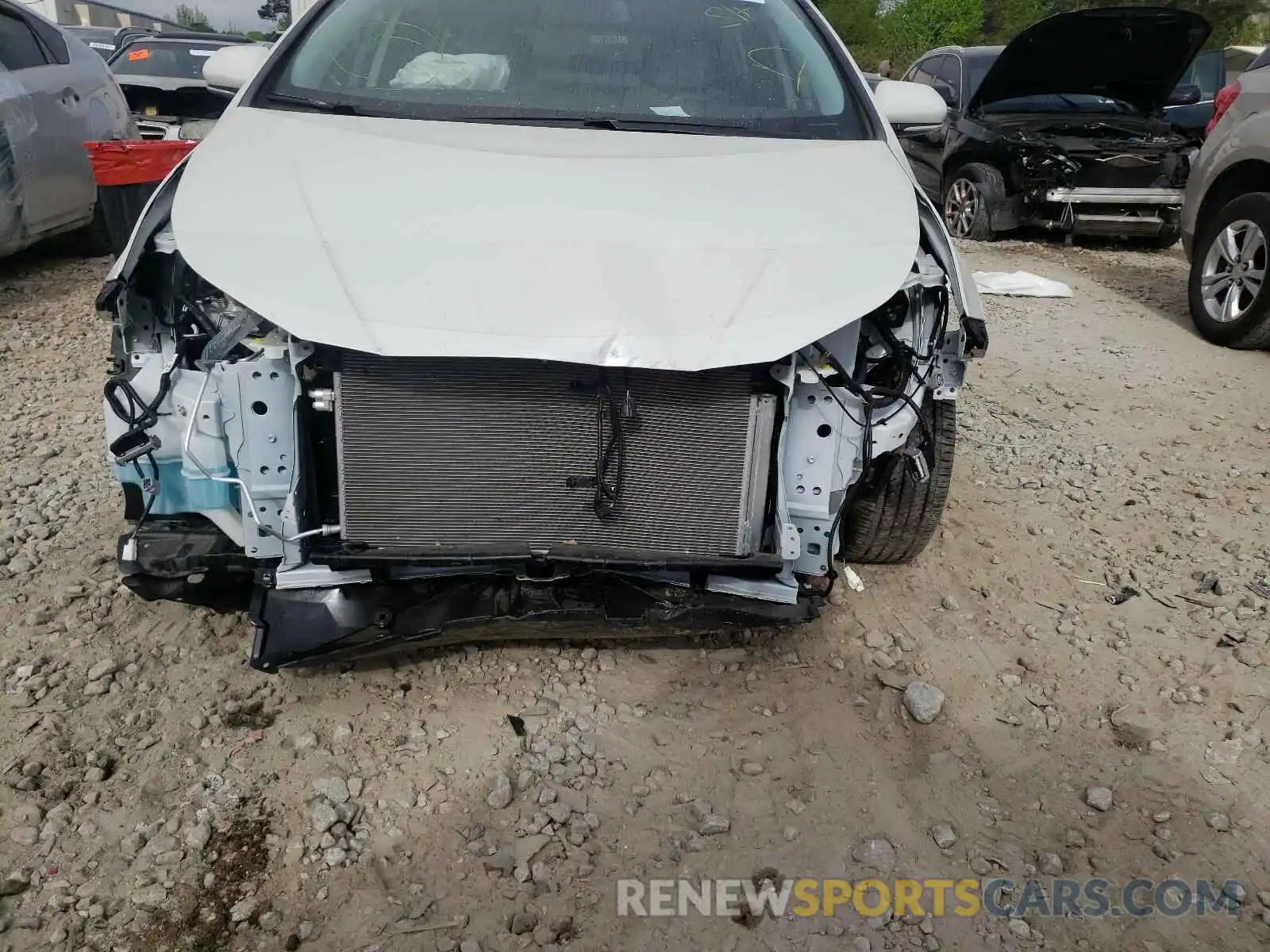 9 Photograph of a damaged car JTDKARFU1K3089728 TOYOTA PRIUS 2019