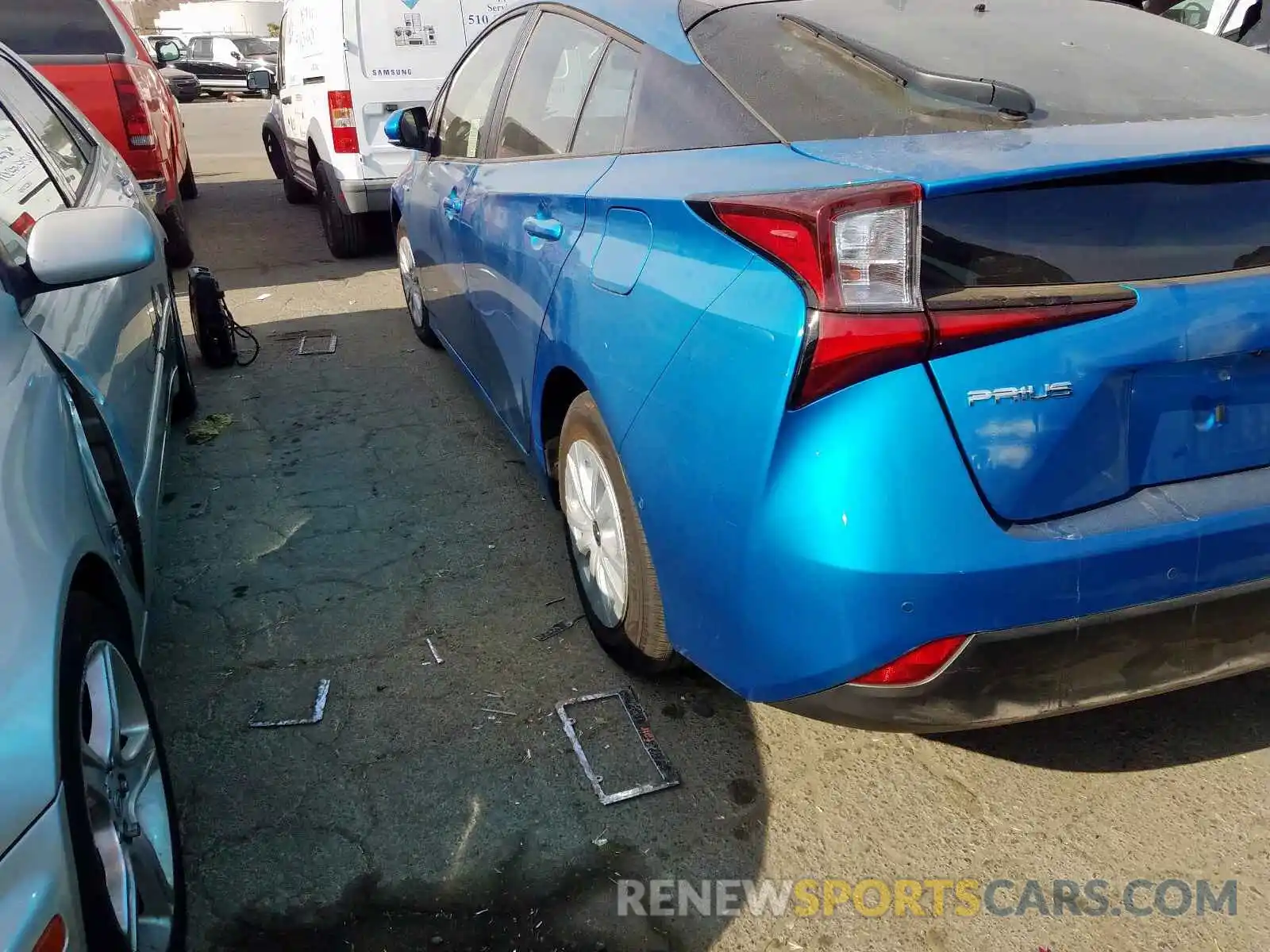 3 Photograph of a damaged car JTDKARFU1K3090541 TOYOTA PRIUS 2019