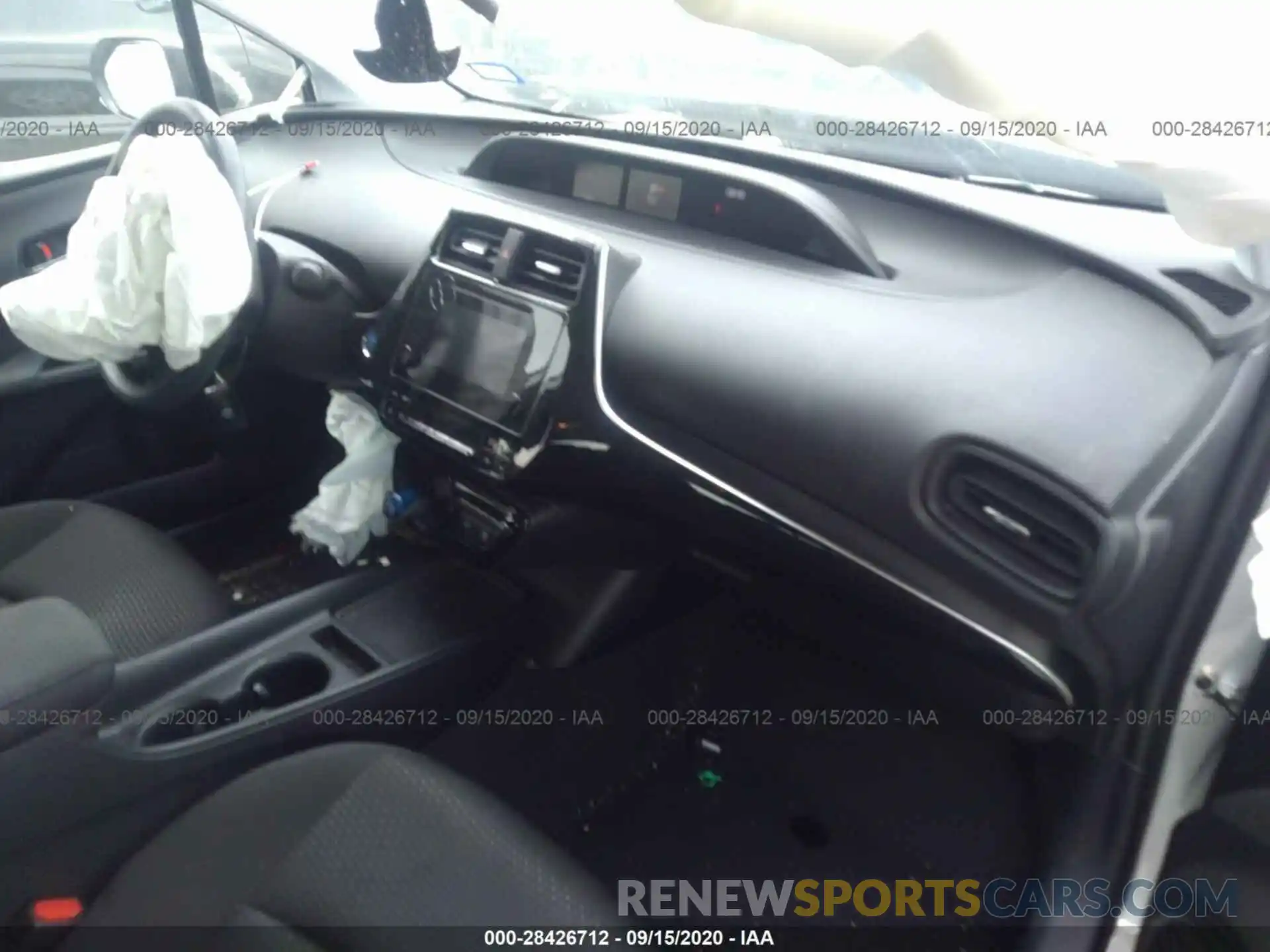 5 Photograph of a damaged car JTDKARFU1K3090555 TOYOTA PRIUS 2019