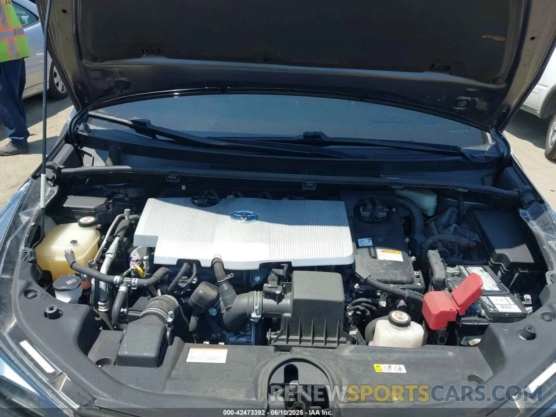 10 Photograph of a damaged car JTDKARFU1K3091222 TOYOTA PRIUS 2019