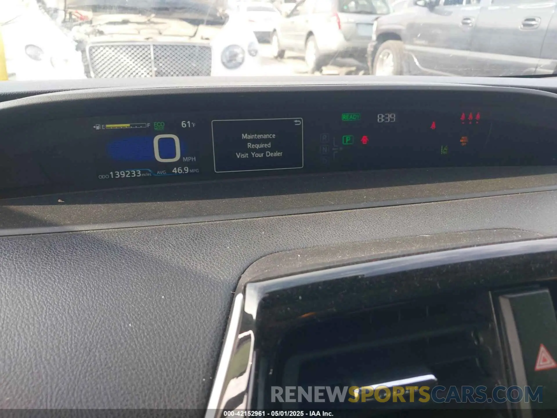 7 Photograph of a damaged car JTDKARFU1K3091379 TOYOTA PRIUS 2019