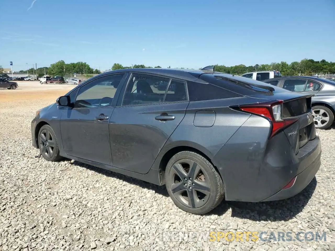 2 Photograph of a damaged car JTDKARFU1K3091933 TOYOTA PRIUS 2019
