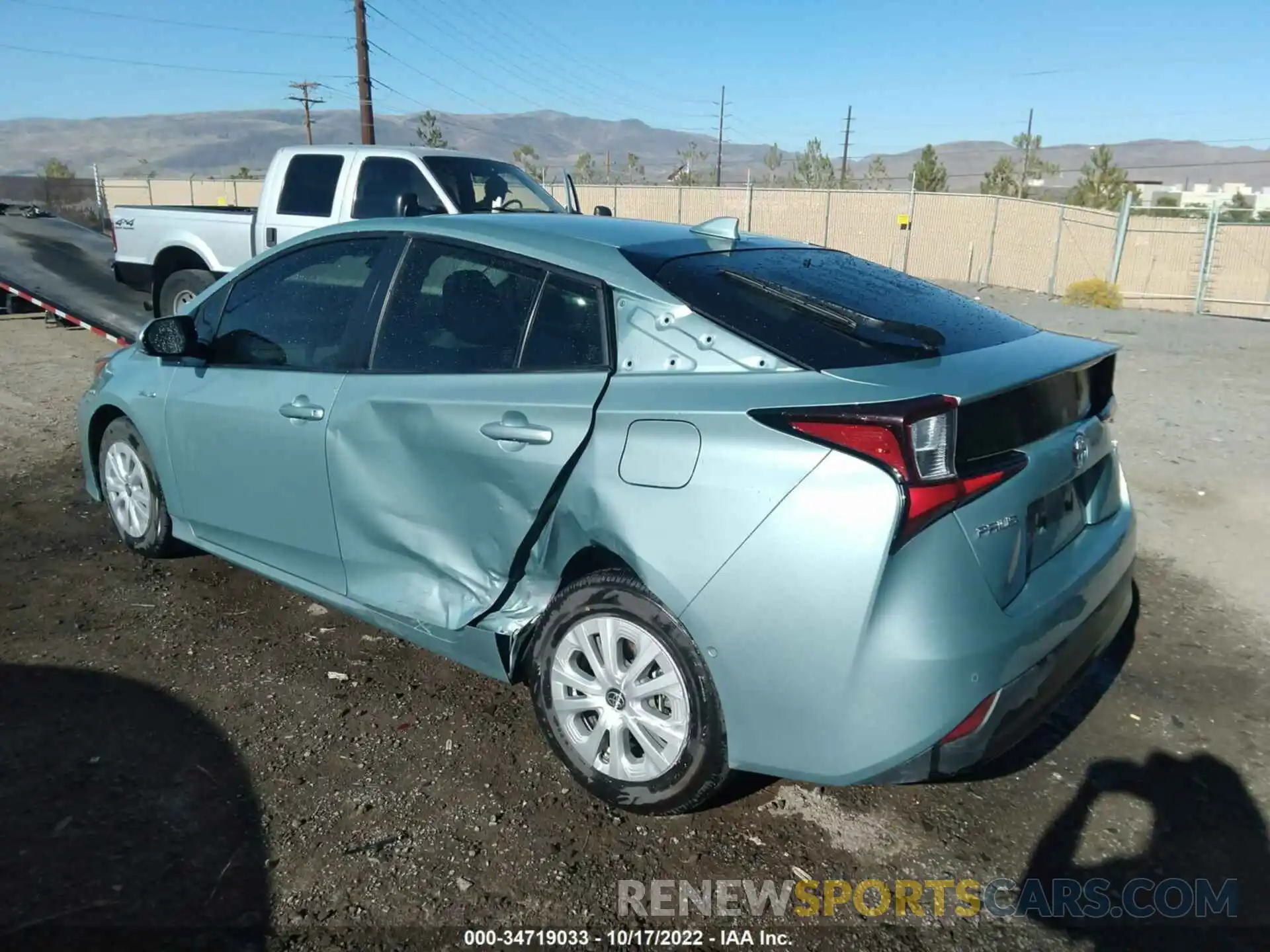 3 Photograph of a damaged car JTDKARFU1K3091995 TOYOTA PRIUS 2019