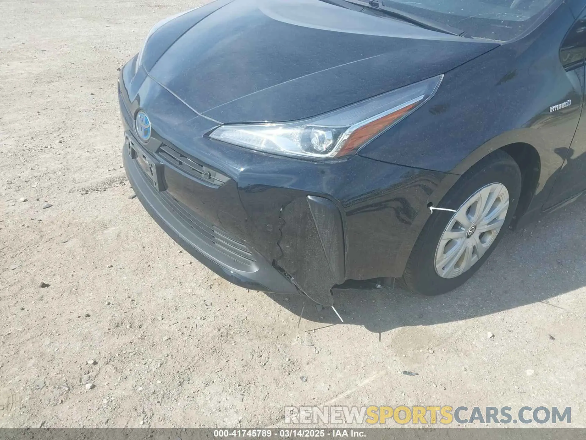 20 Photograph of a damaged car JTDKARFU1K3092063 TOYOTA PRIUS 2019