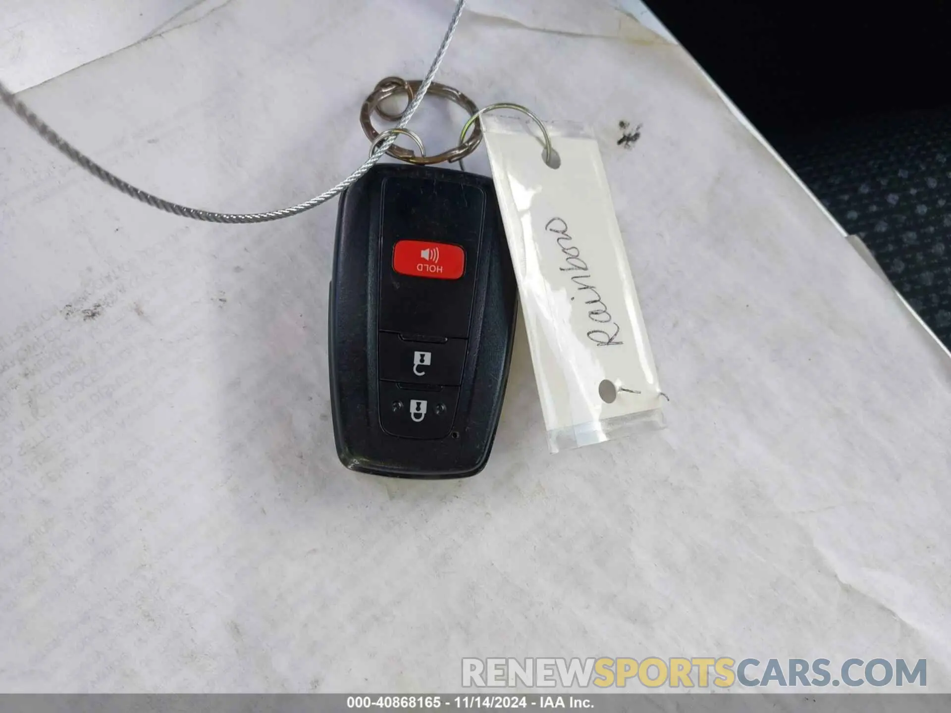 11 Photograph of a damaged car JTDKARFU1K3094332 TOYOTA PRIUS 2019