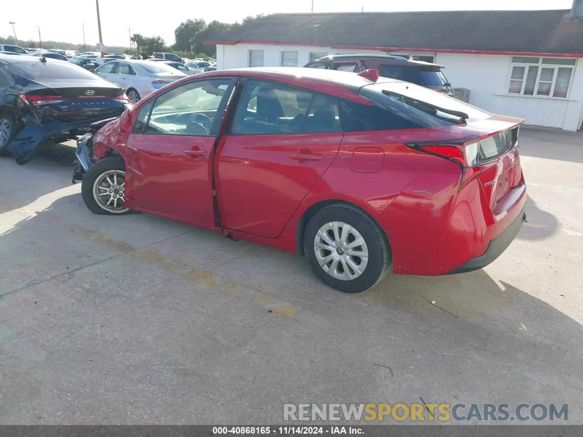 3 Photograph of a damaged car JTDKARFU1K3094332 TOYOTA PRIUS 2019