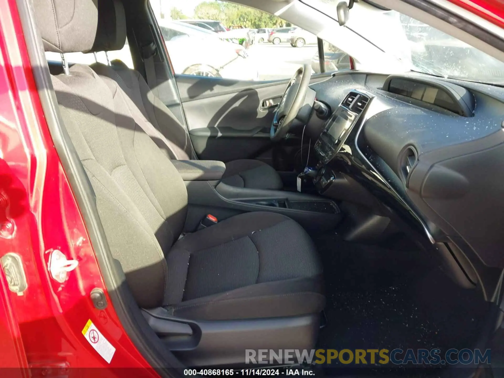 5 Photograph of a damaged car JTDKARFU1K3094332 TOYOTA PRIUS 2019