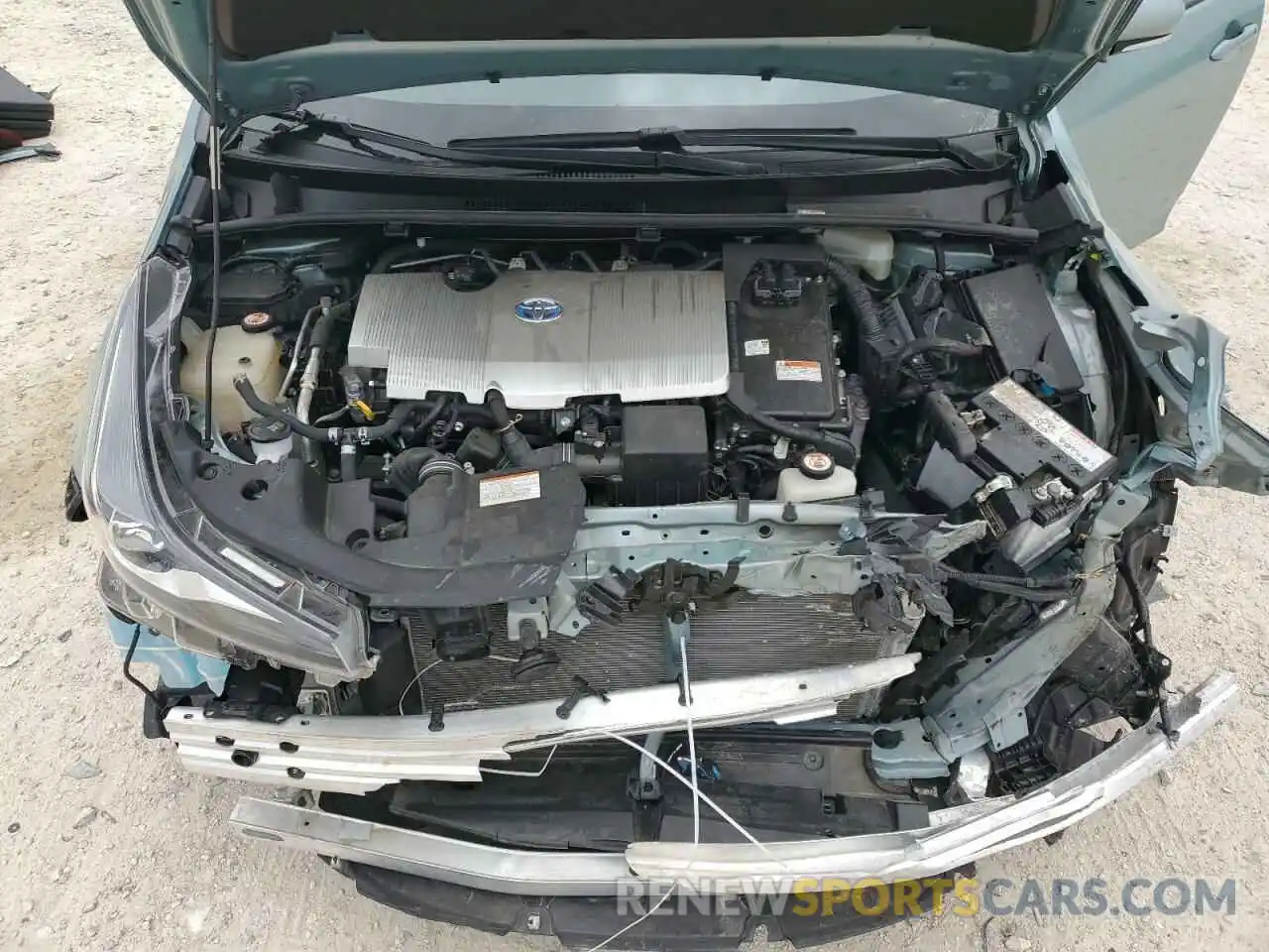 11 Photograph of a damaged car JTDKARFU1K3094380 TOYOTA PRIUS 2019