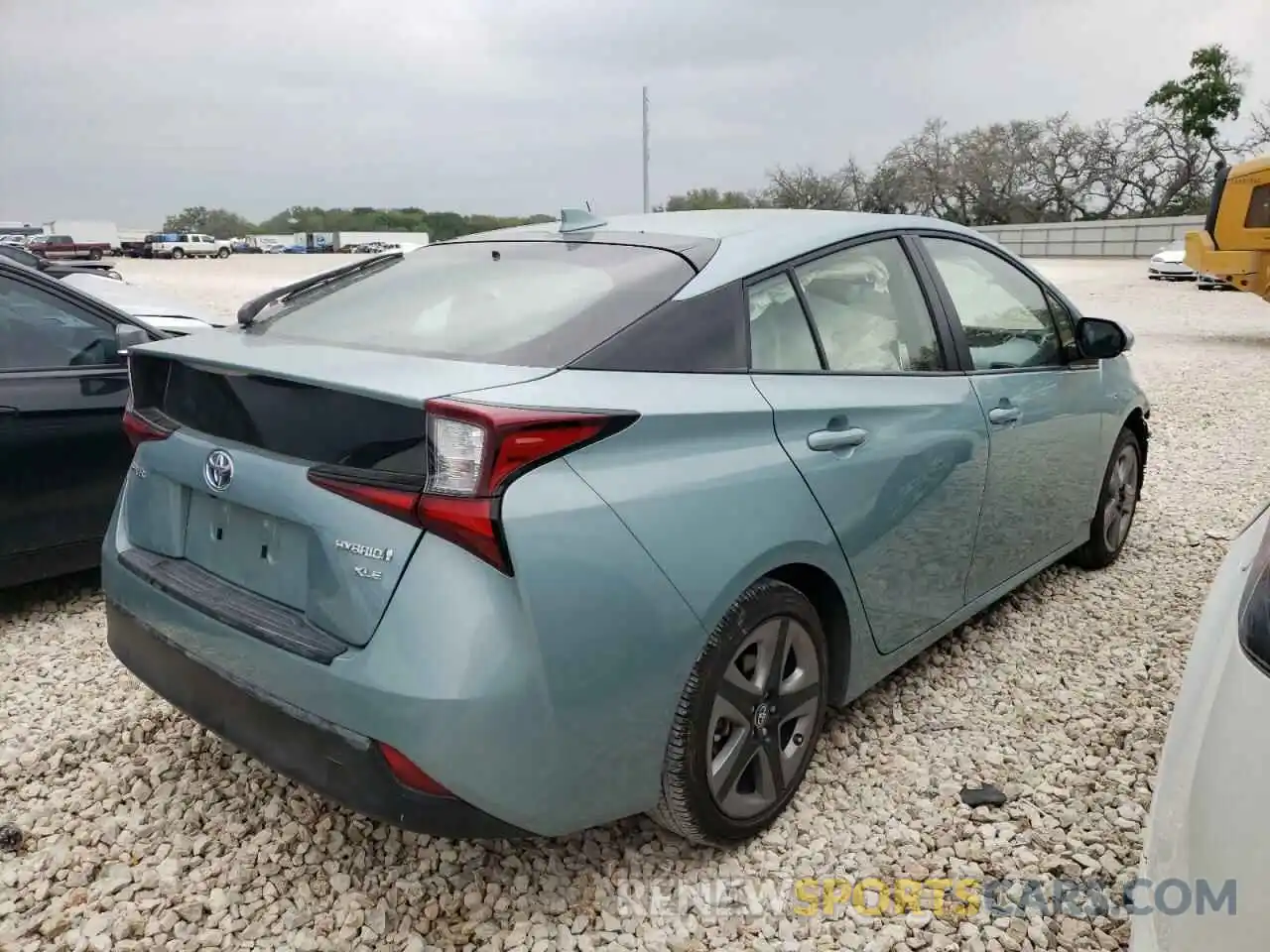 3 Photograph of a damaged car JTDKARFU1K3094380 TOYOTA PRIUS 2019