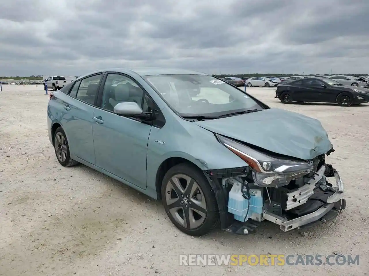 4 Photograph of a damaged car JTDKARFU1K3094380 TOYOTA PRIUS 2019