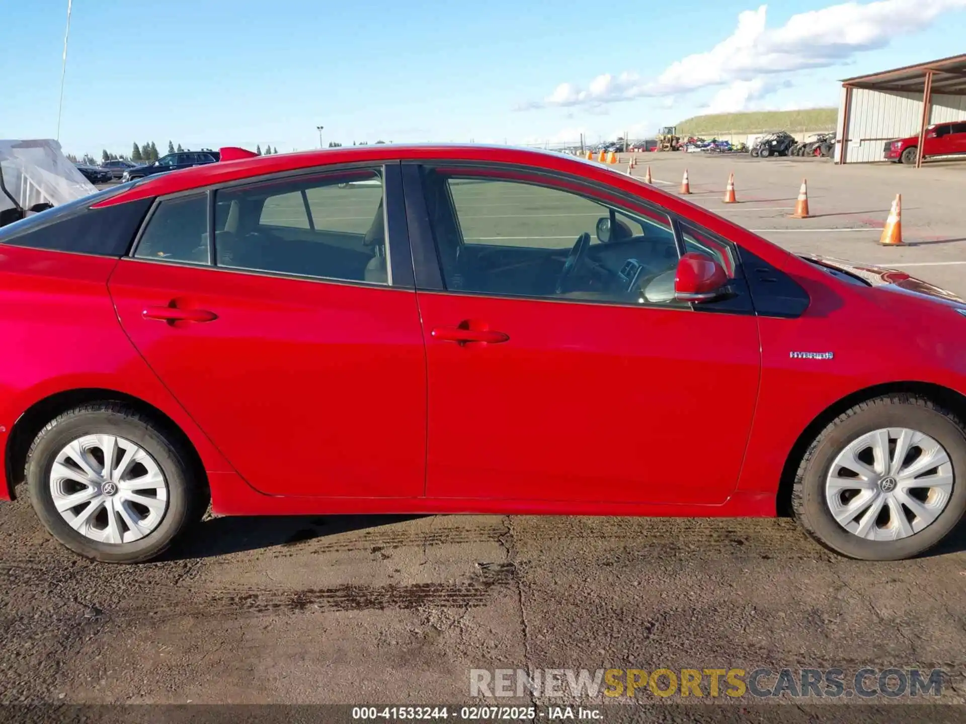 13 Photograph of a damaged car JTDKARFU2K3069858 TOYOTA PRIUS 2019